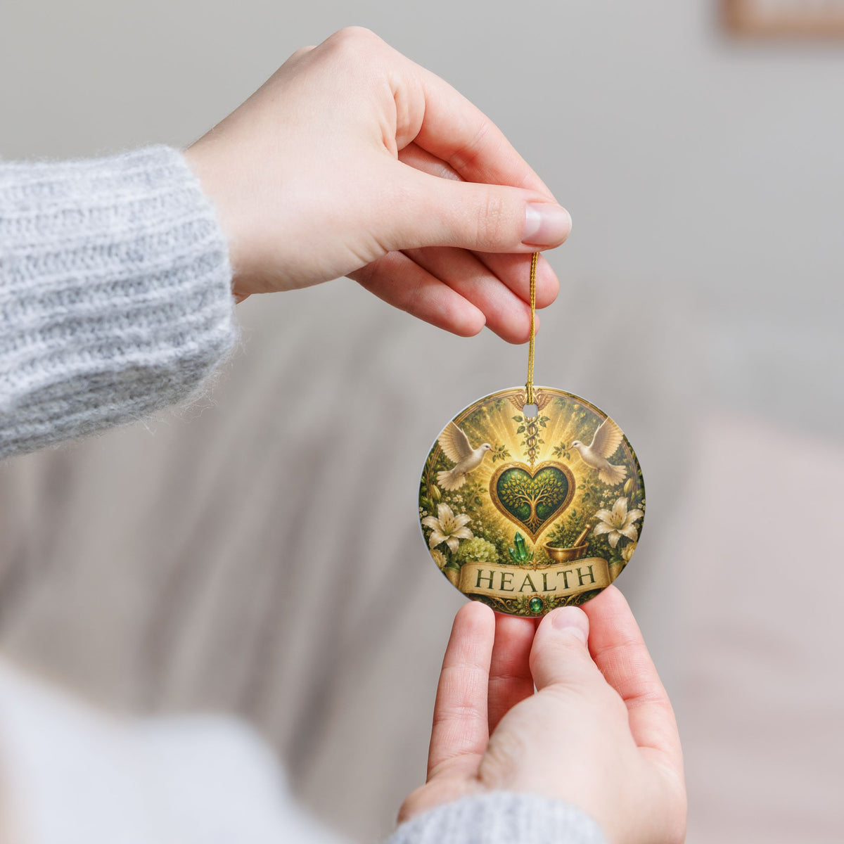 Ceramic Ornament - 'Health'