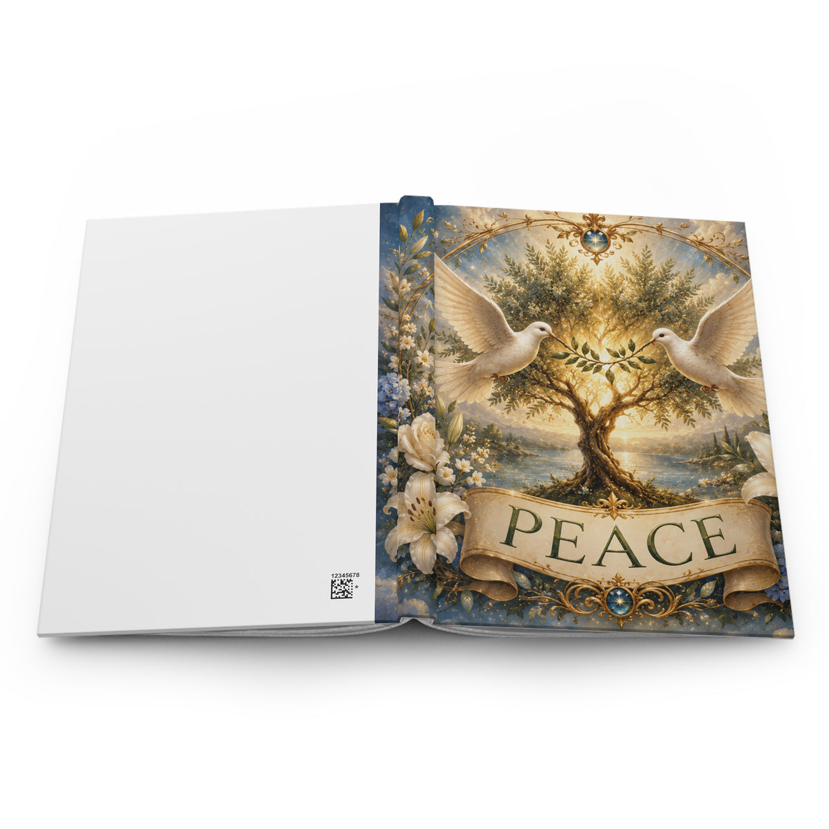Hardcover Journal — 'Peace'