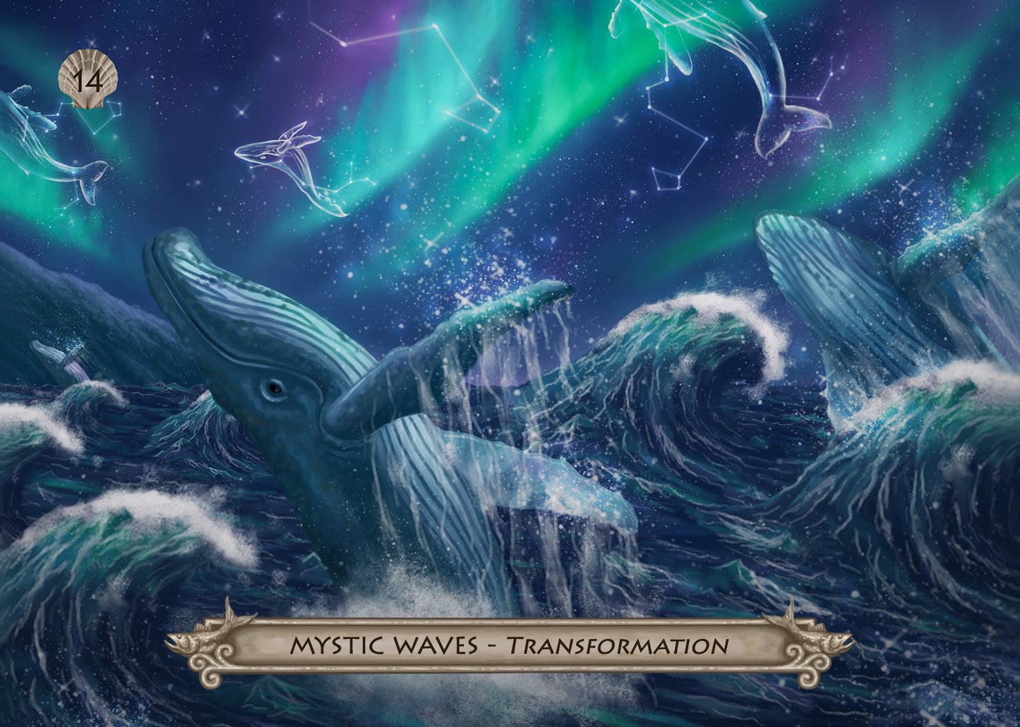 Voices of the Whales Oracle – (Oracle Cards + Hardcover Book)