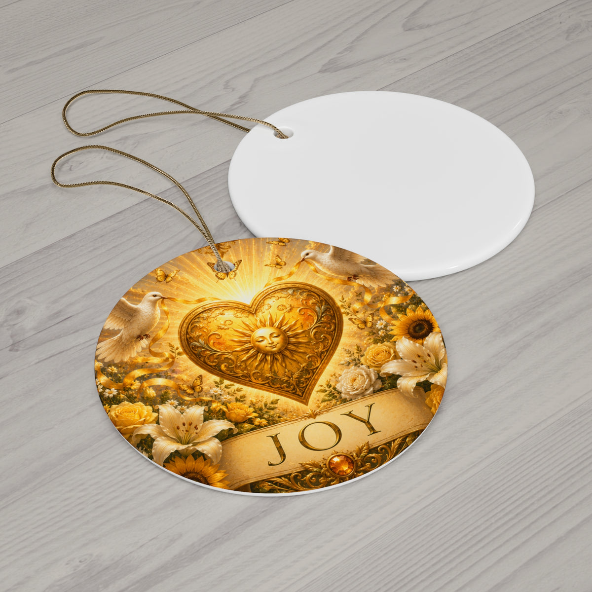 Ceramic Ornament — 'Joy'