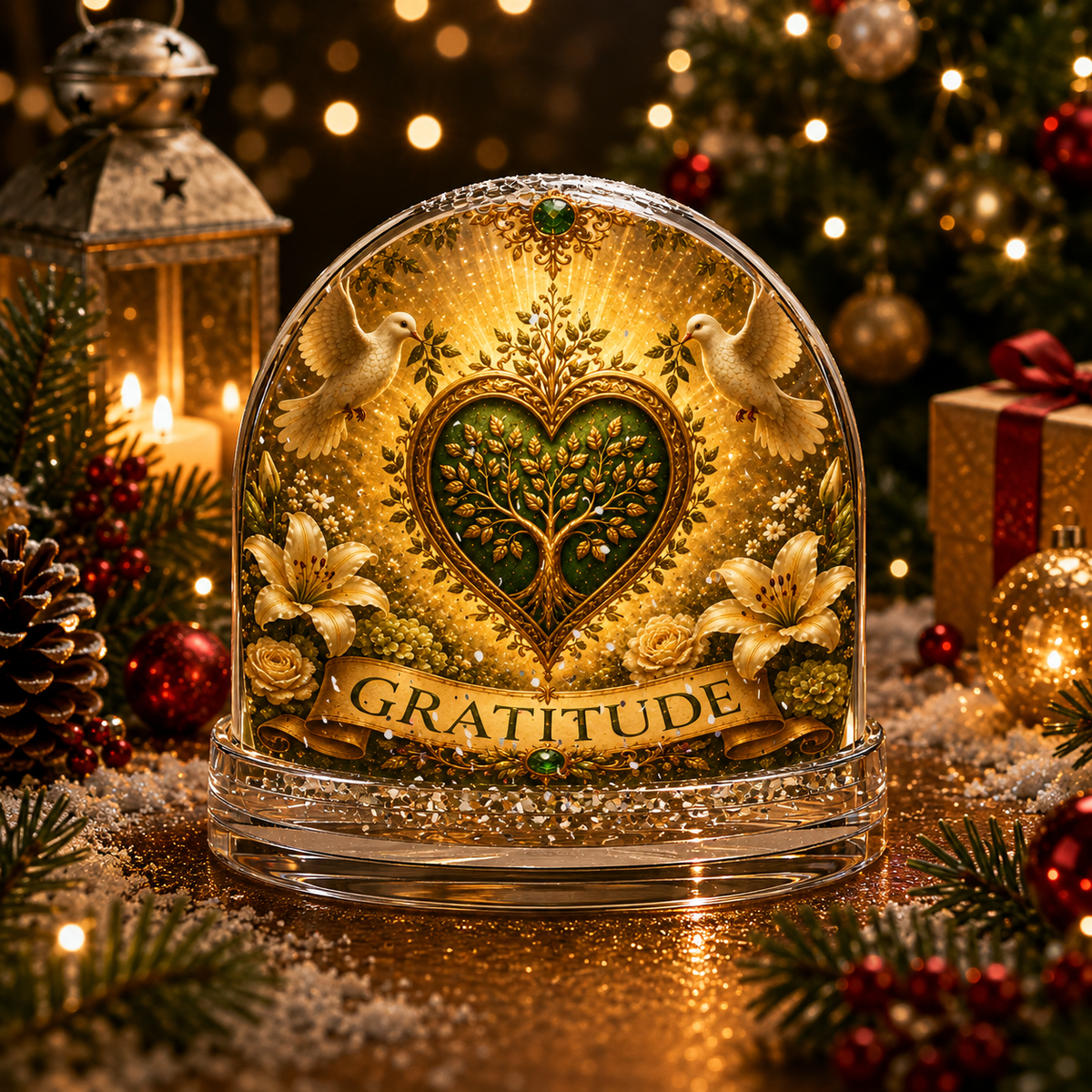 Snow Globe - 'Gratitude'