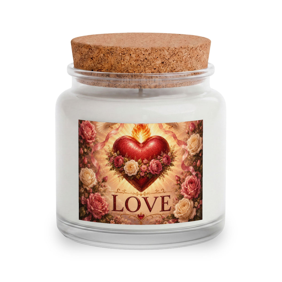 4-Piece Gift Set (Candle, Blanket, Crochet Bouquet, Bow Clip)