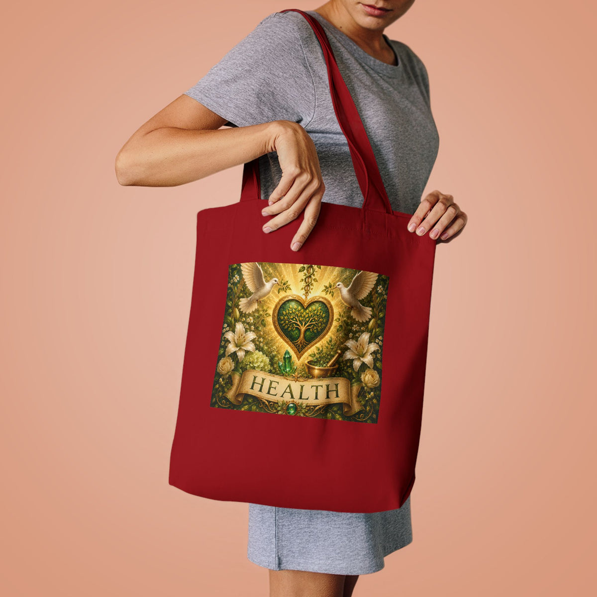 Cotton Tote Bag - 'Health'
