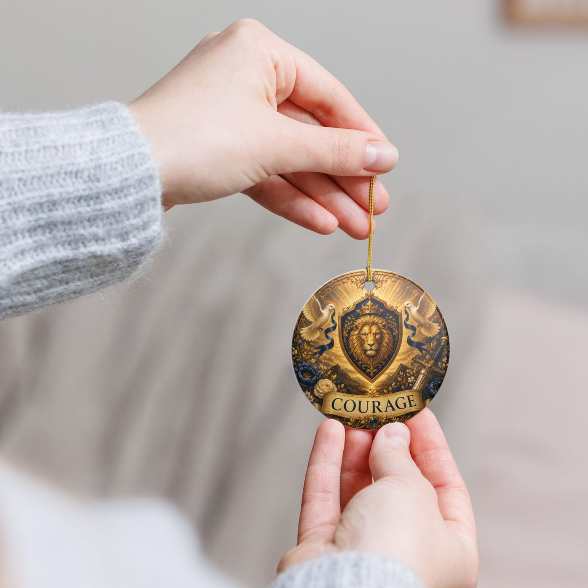 Ceramic Ornament - 'Courage'
