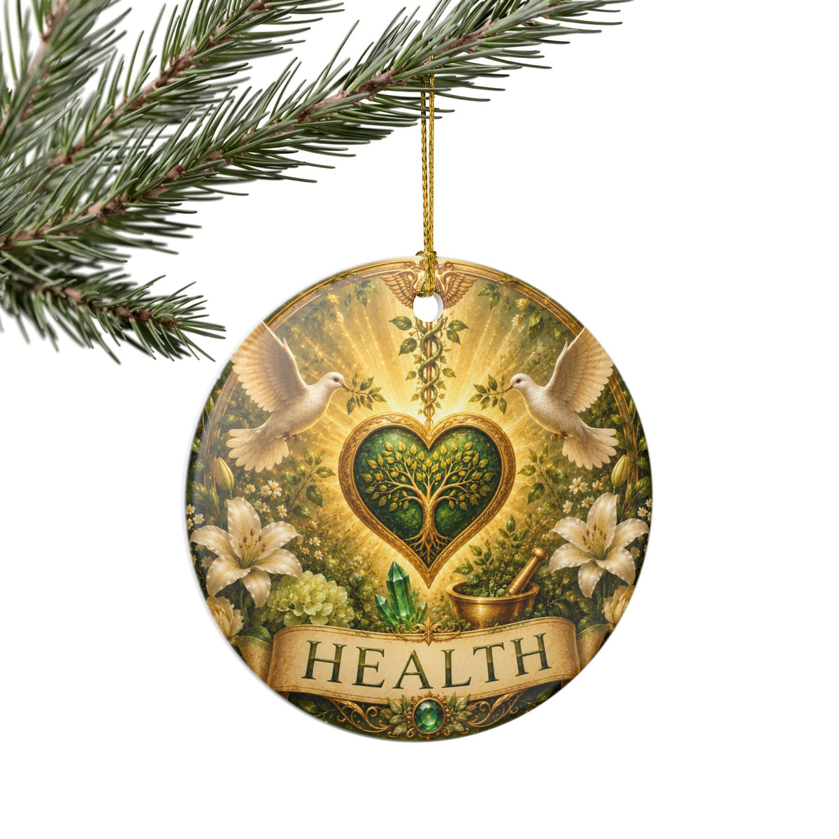 Ceramic Ornament - 'Health'