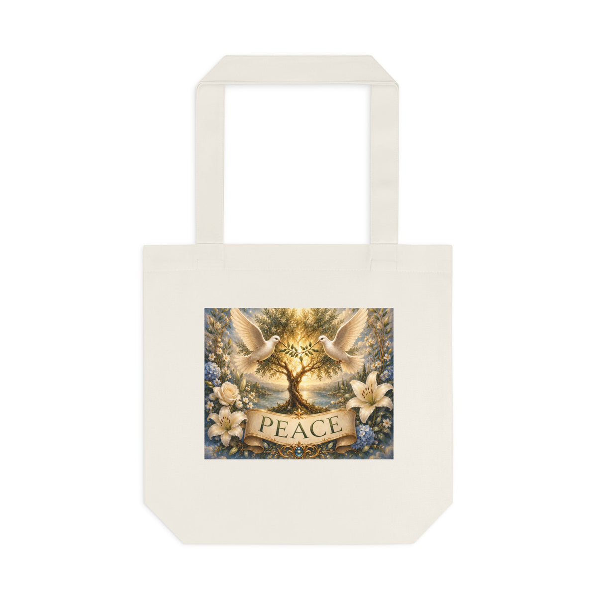 Cotton Tote Bag - 'Peace'