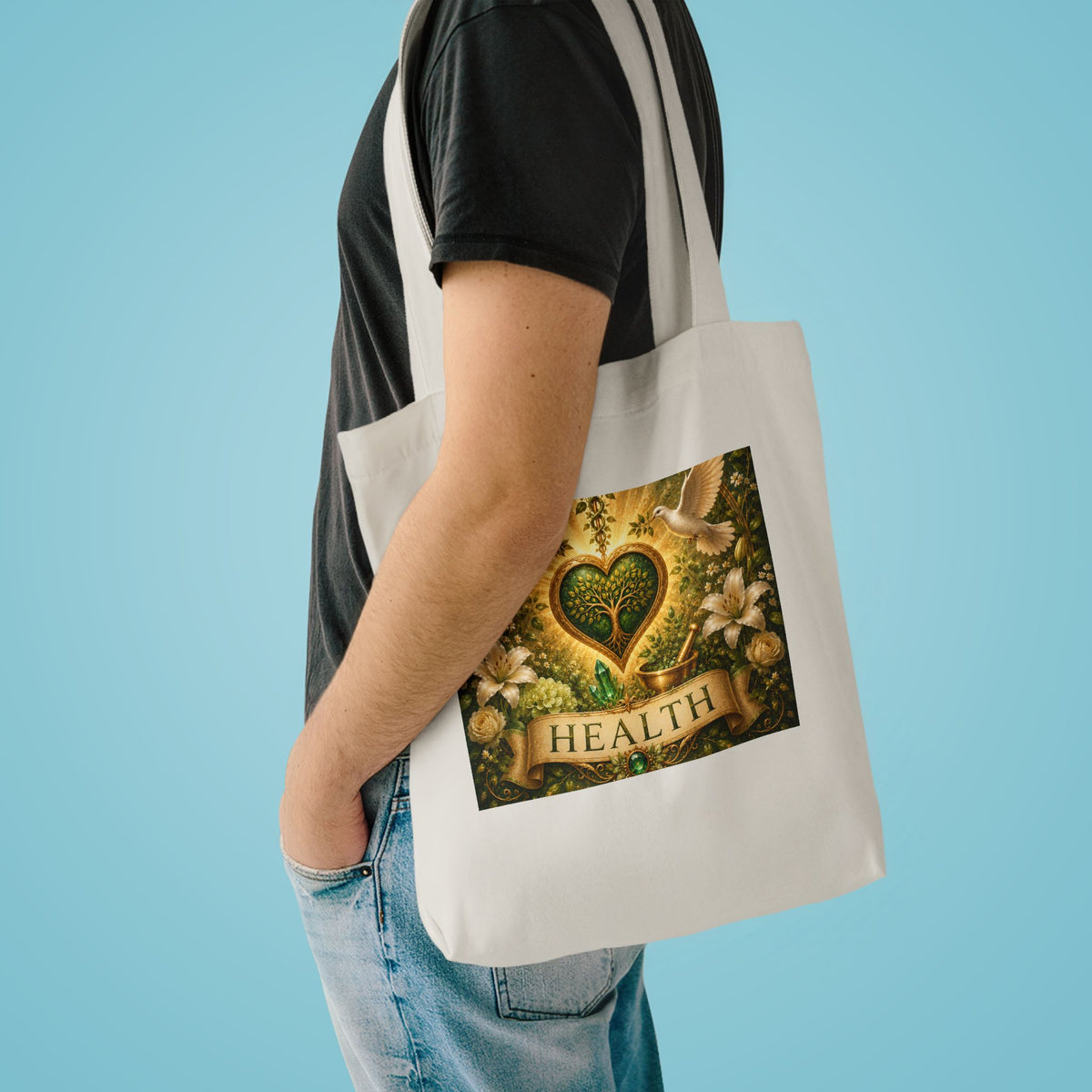 Cotton Tote Bag - 'Health'