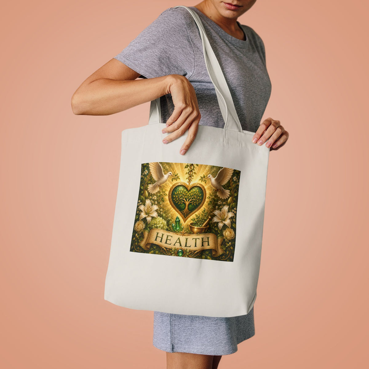 Cotton Tote Bag - 'Health'