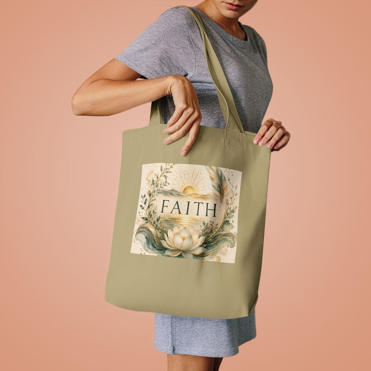 Cotton Tote Bag - 'Faith'