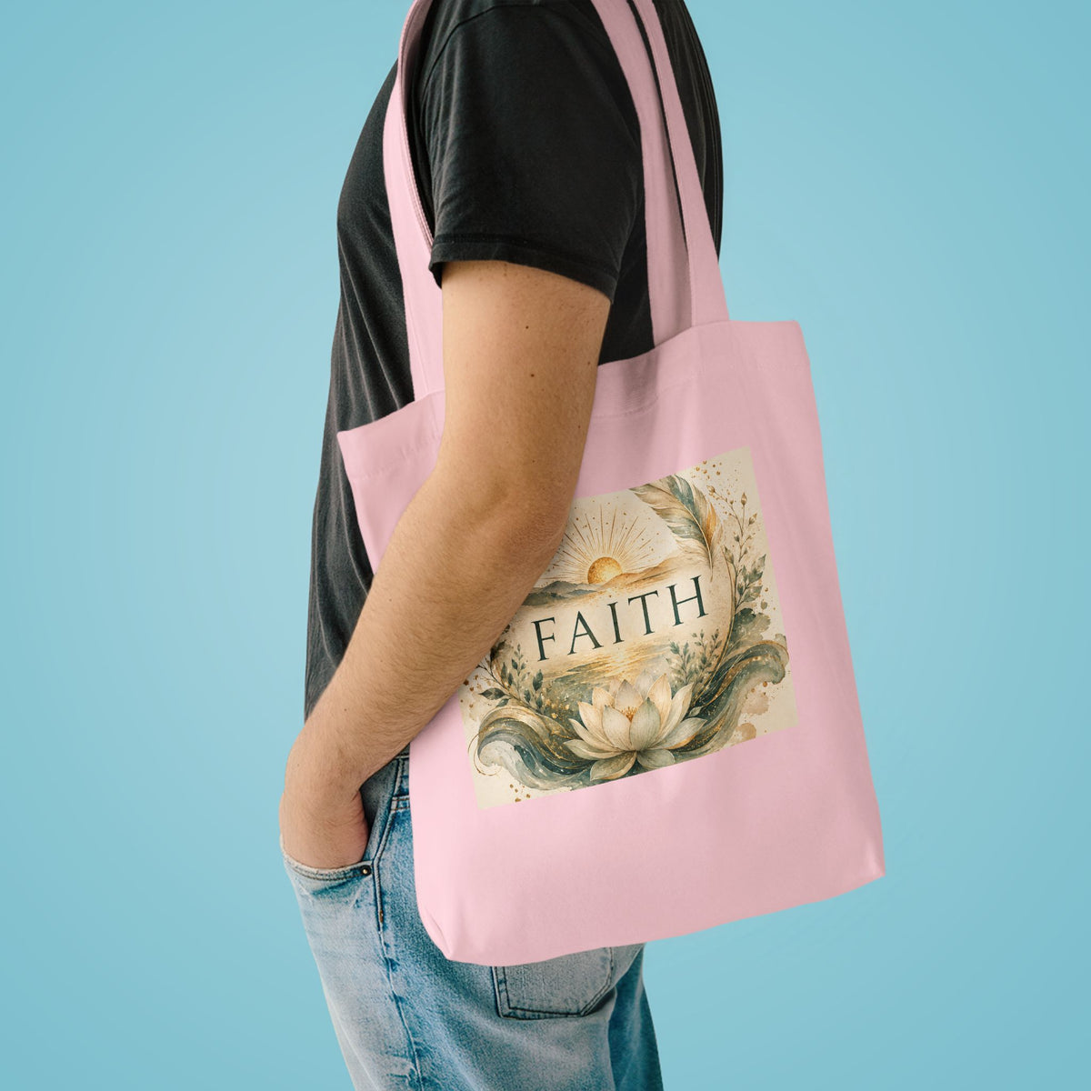 Cotton Tote Bag - 'Faith'