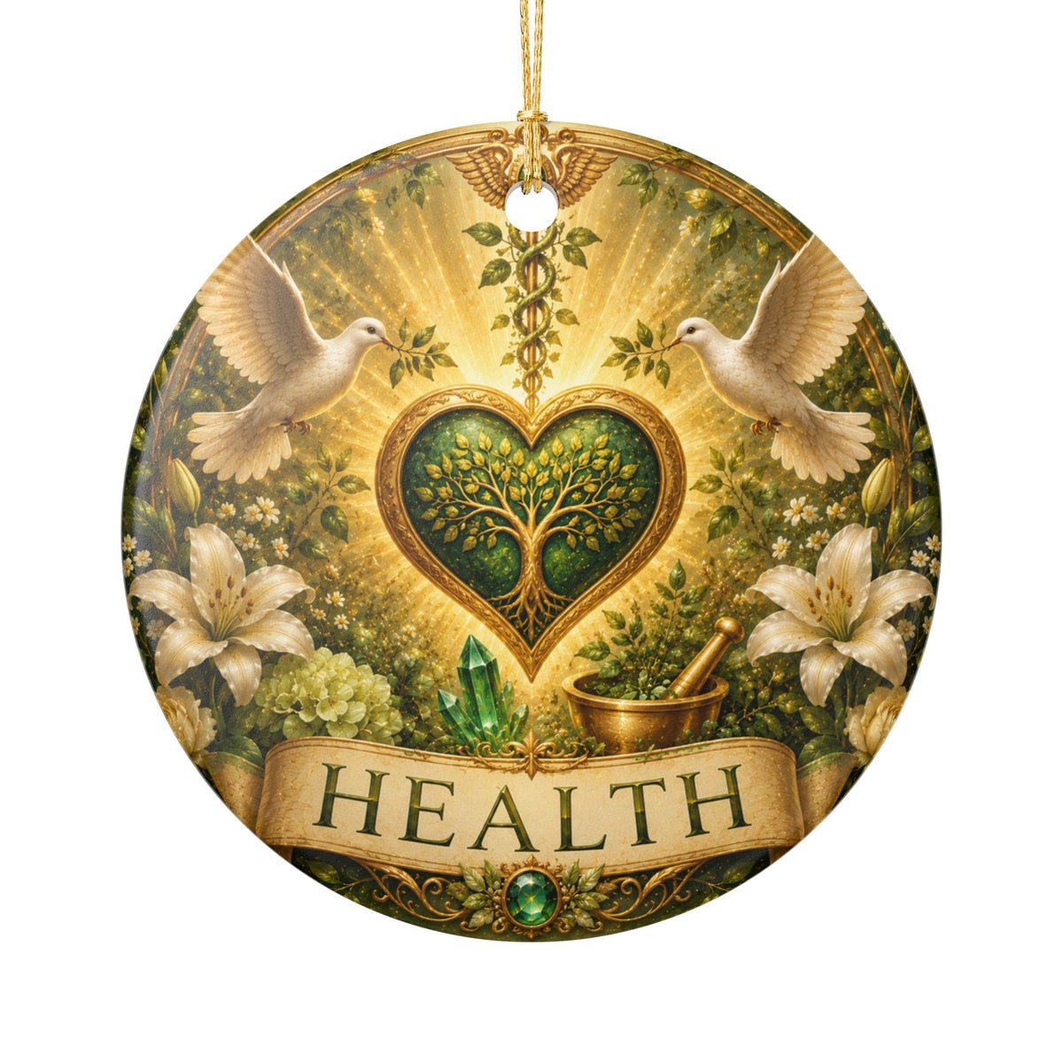 Ceramic Ornament - 'Health'