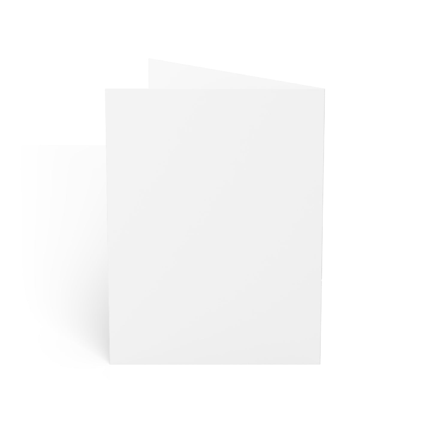 Archangel Michael Greeting Card — Religious Prayer Card with Scales Artwork