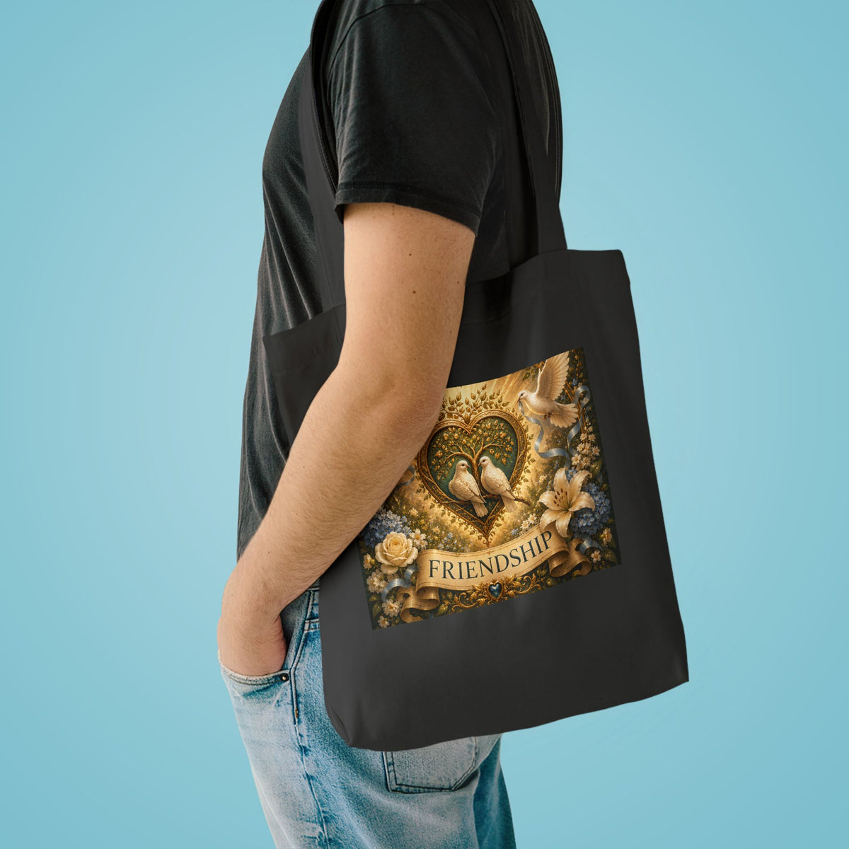Cotton Tote Bag - 'Friendship'