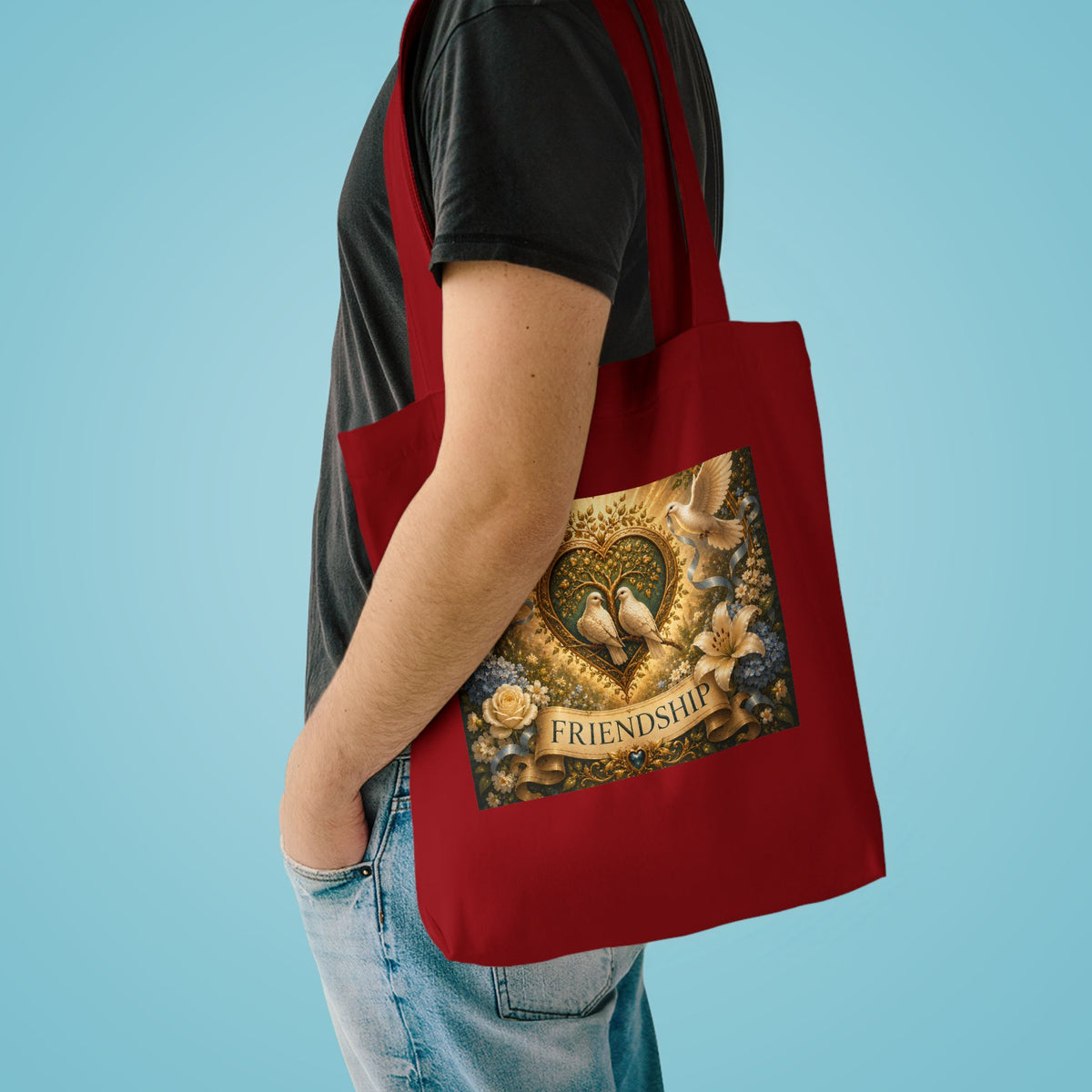 Cotton Tote Bag - 'Friendship'