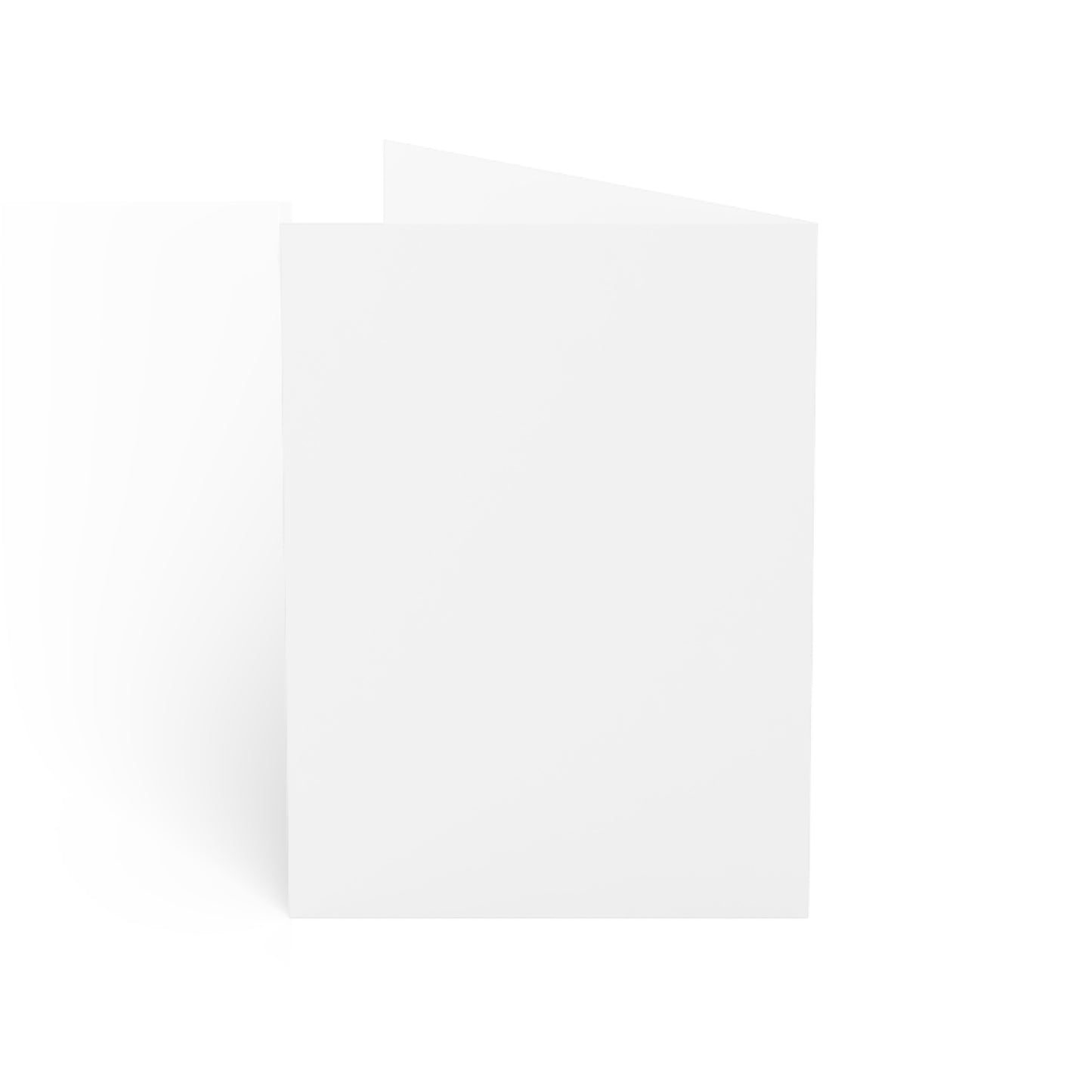 Archangel Michael Greeting Card — Religious Prayer Card with Scales Artwork