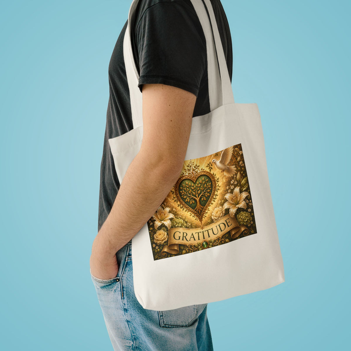 Cotton Tote Bag - 'Gratitude'