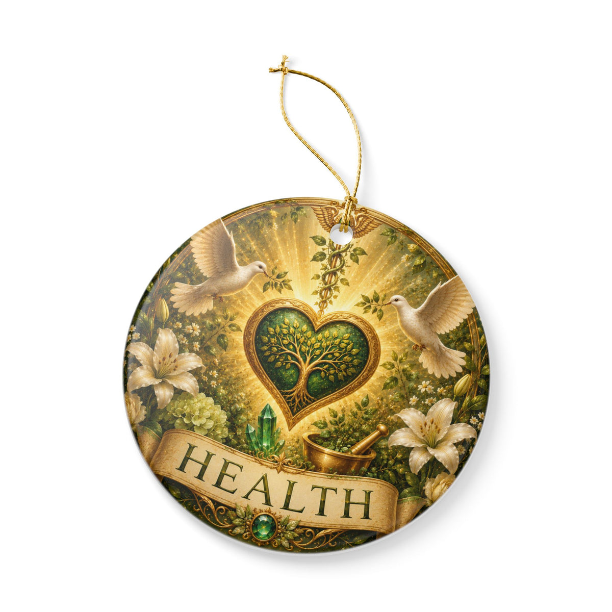 Ceramic Ornament - 'Health'