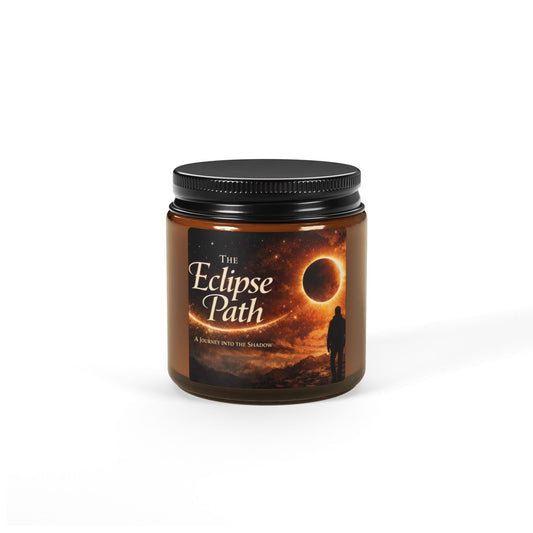 Scented Soy Candle (Multi-Size, Amber Jar)