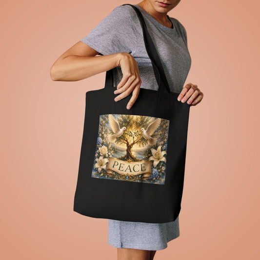 Cotton Tote Bag - 'Peace'
