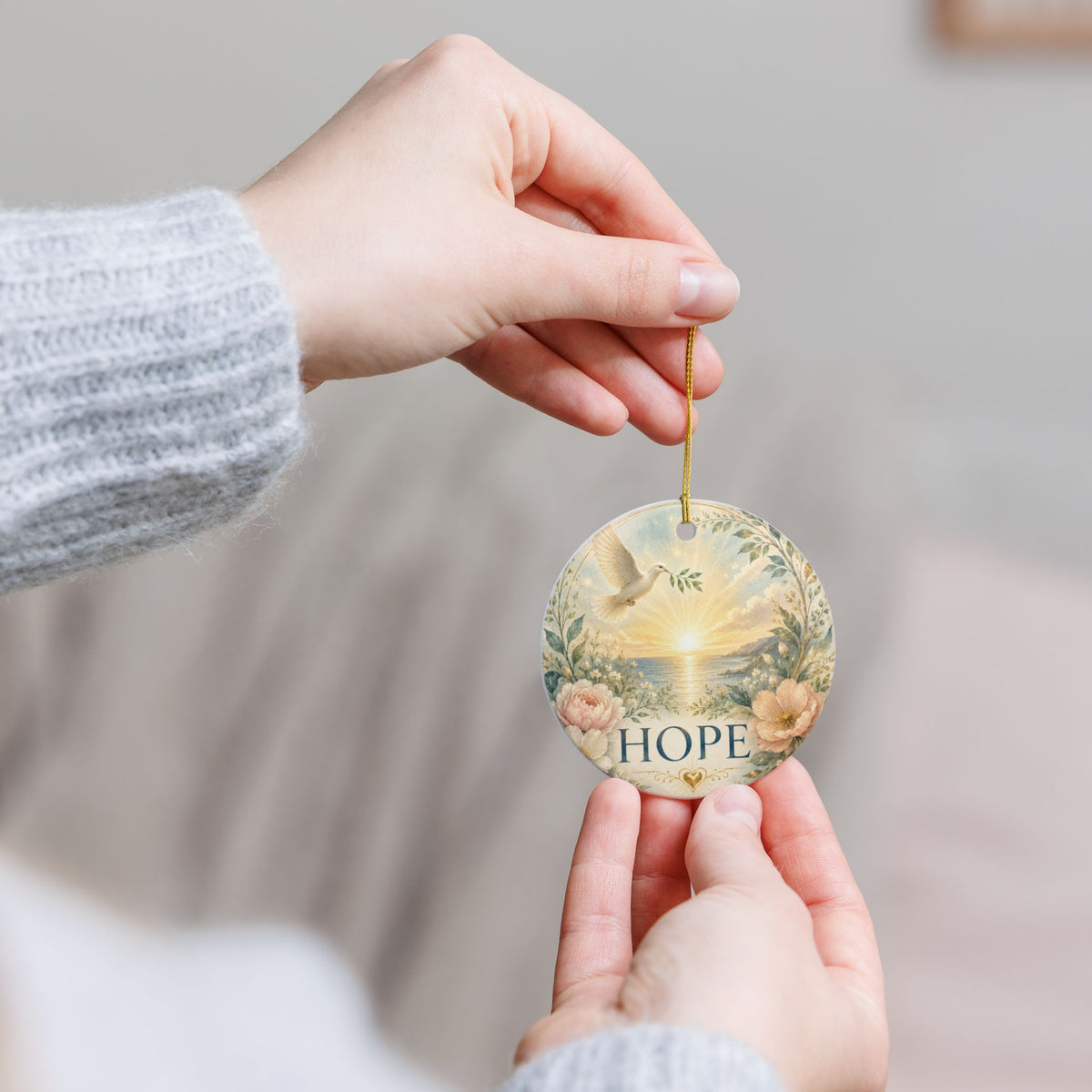 Ceramic Ornament - 'Hope'