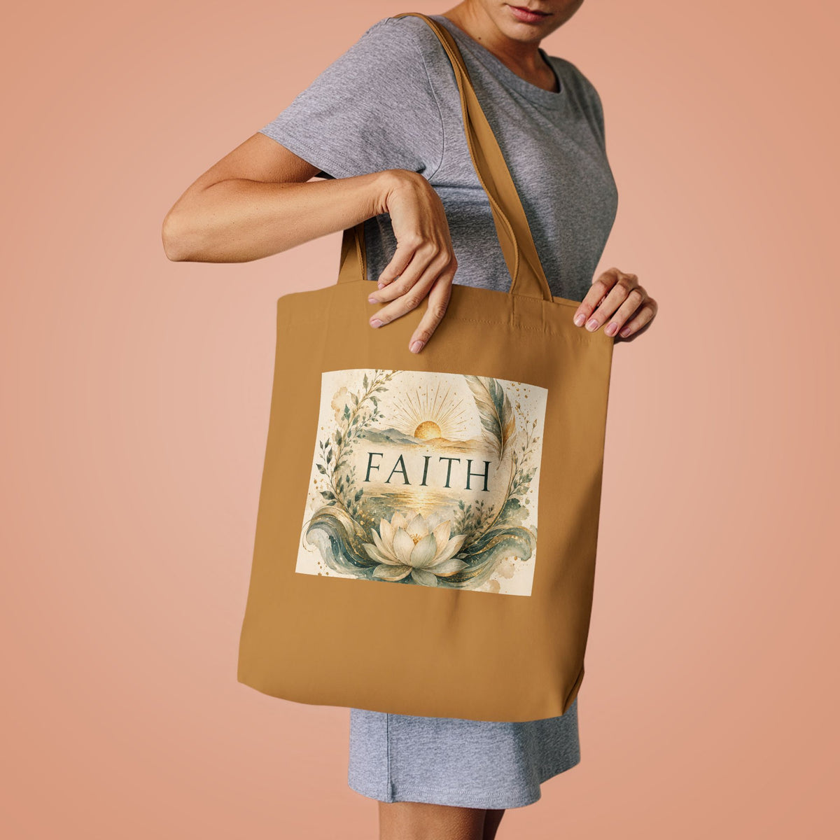 Cotton Tote Bag - 'Faith'