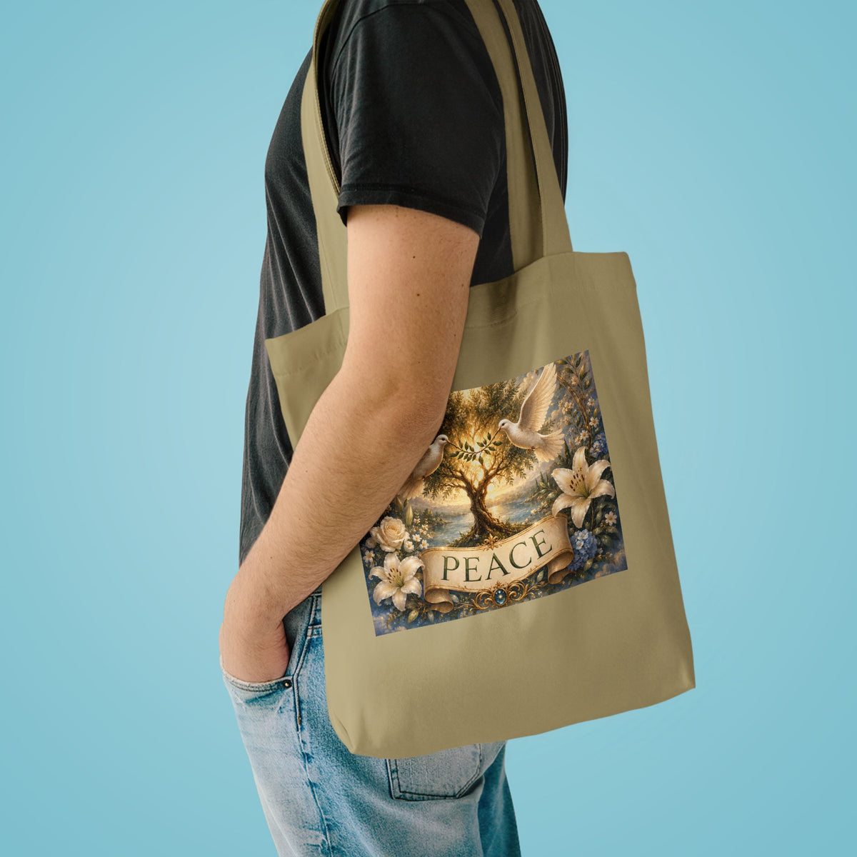 Cotton Tote Bag - 'Peace'