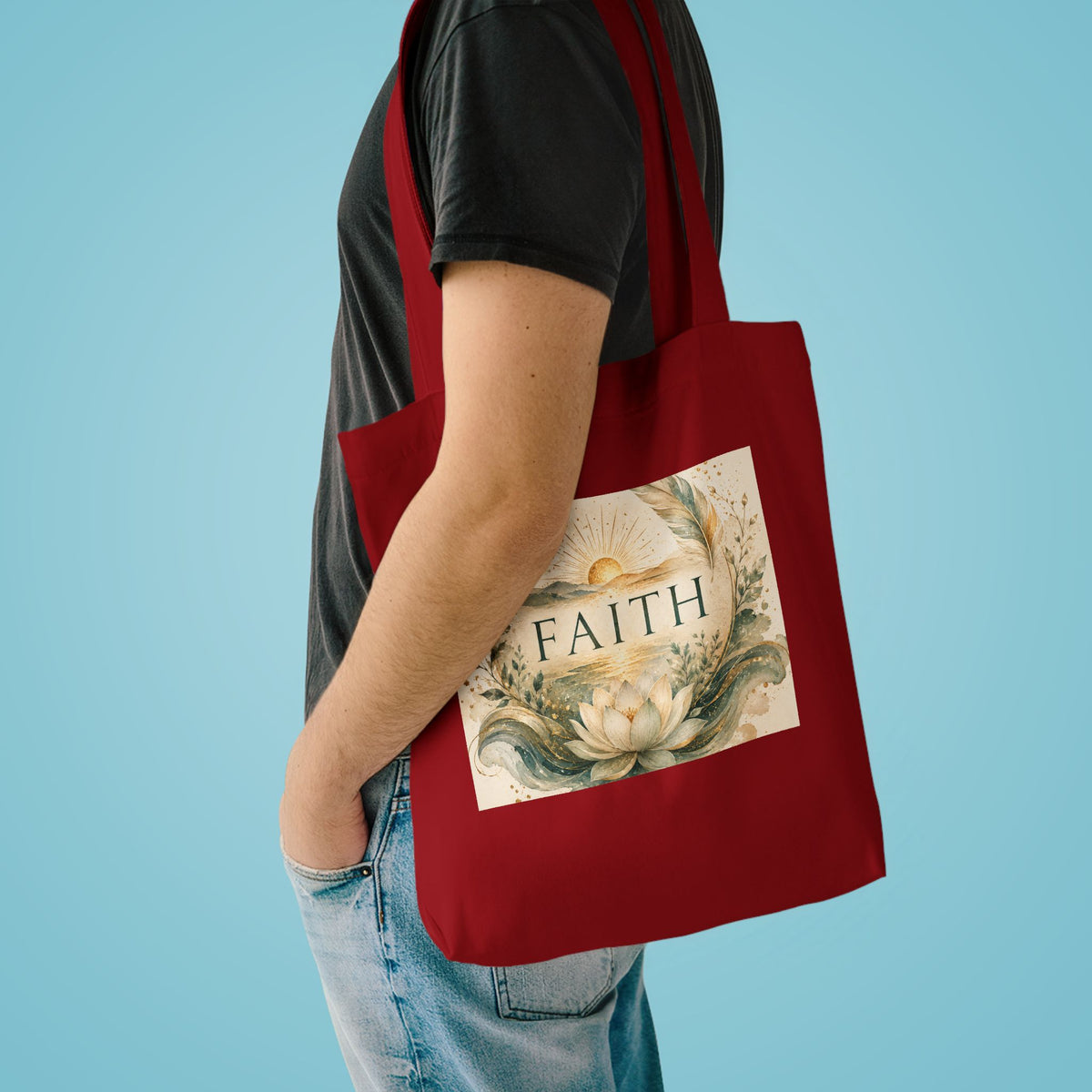 Cotton Tote Bag - 'Faith'