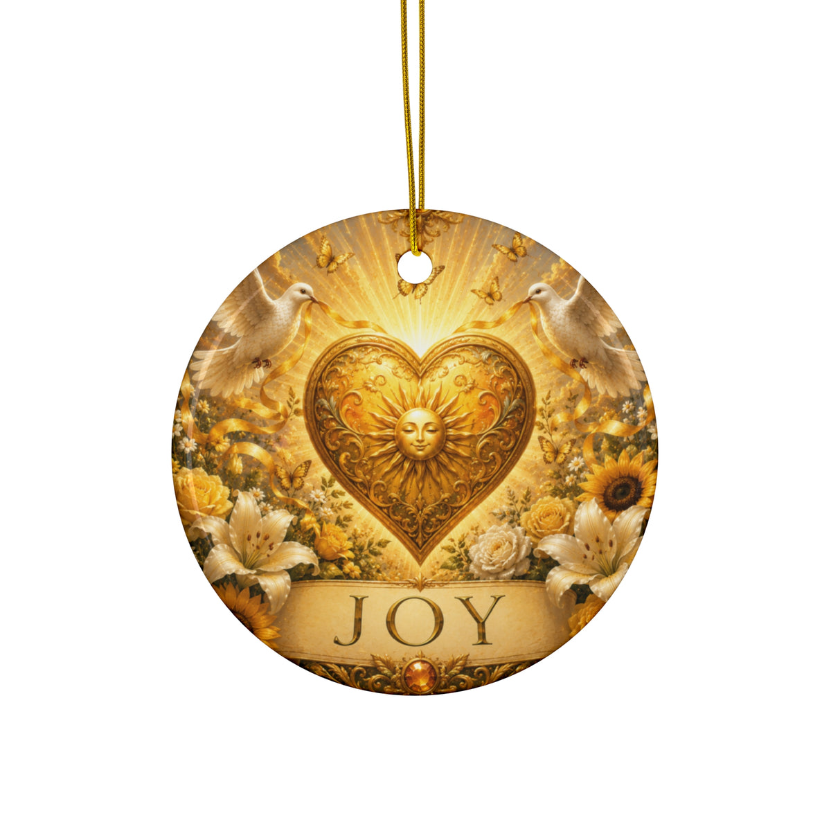 Ceramic Ornament — 'Joy'