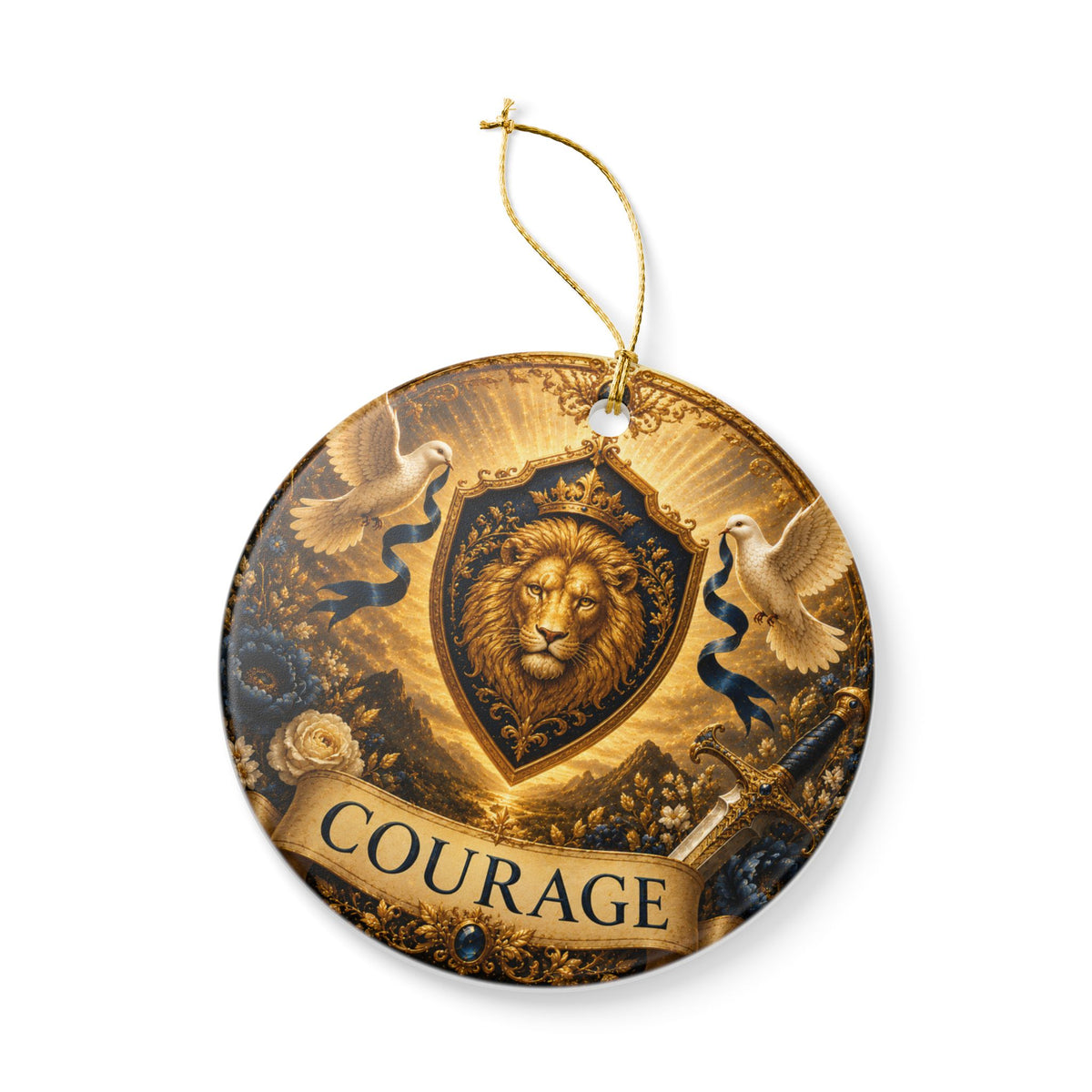 Ceramic Ornament - 'Courage'