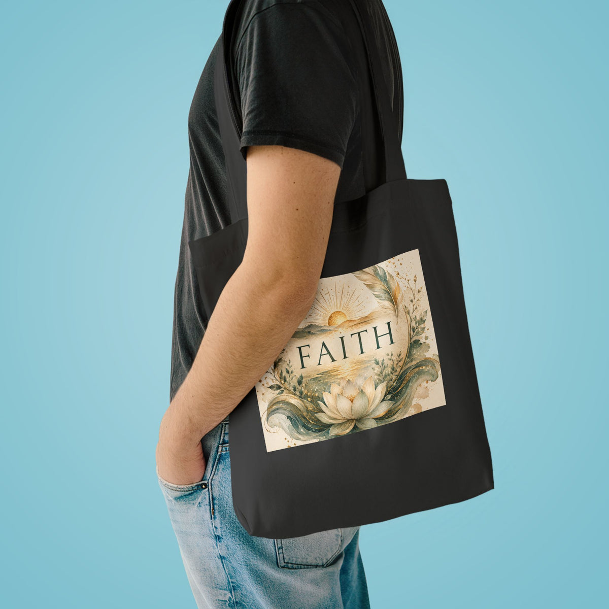 Cotton Tote Bag - 'Faith'