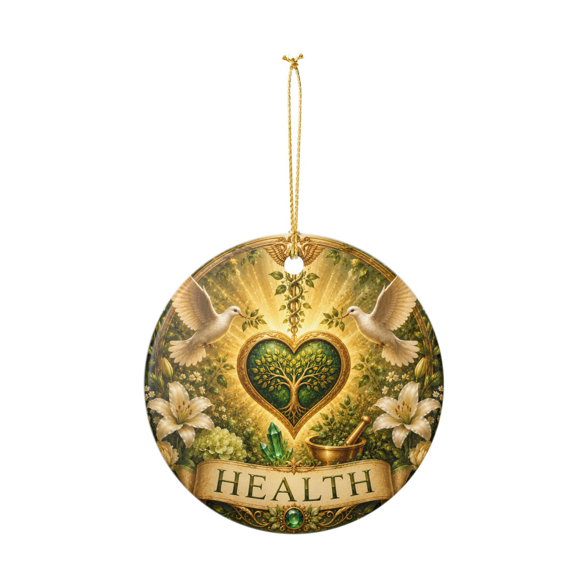 Ceramic Ornament - 'Health'