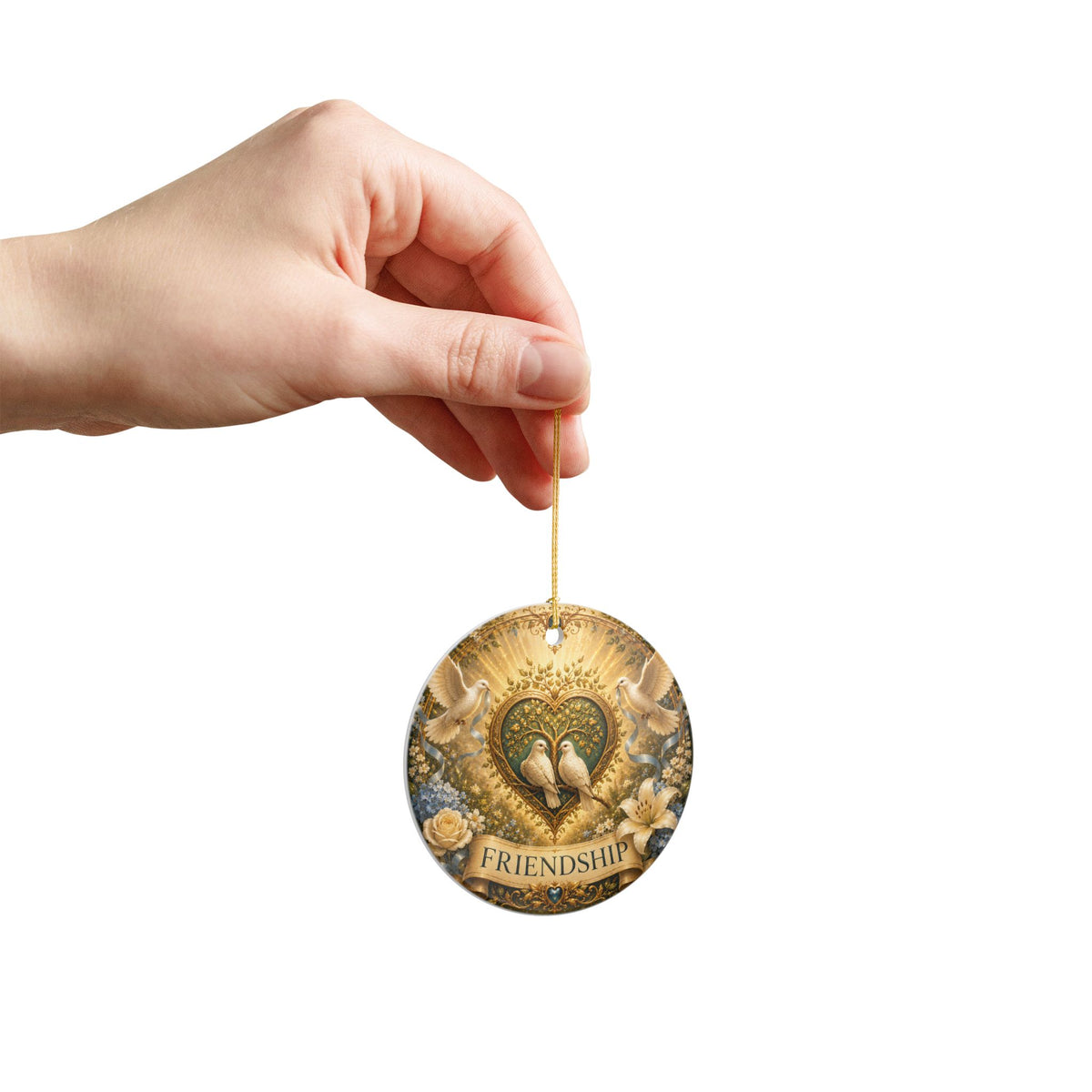 Ceramic Ornament - 'Friendship'