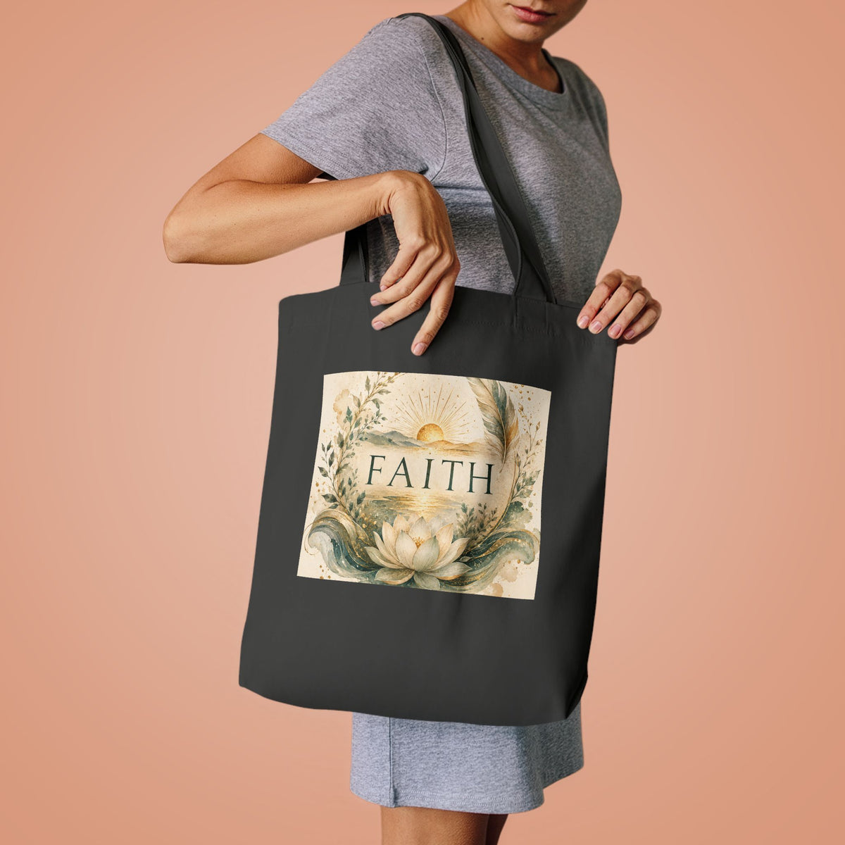 Cotton Tote Bag - 'Faith'