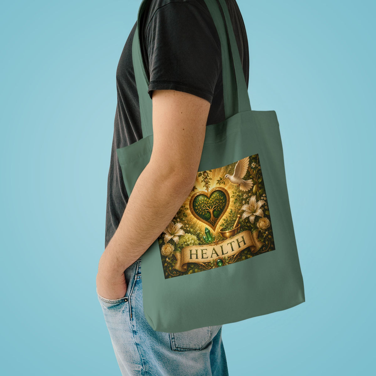 Cotton Tote Bag - 'Health'