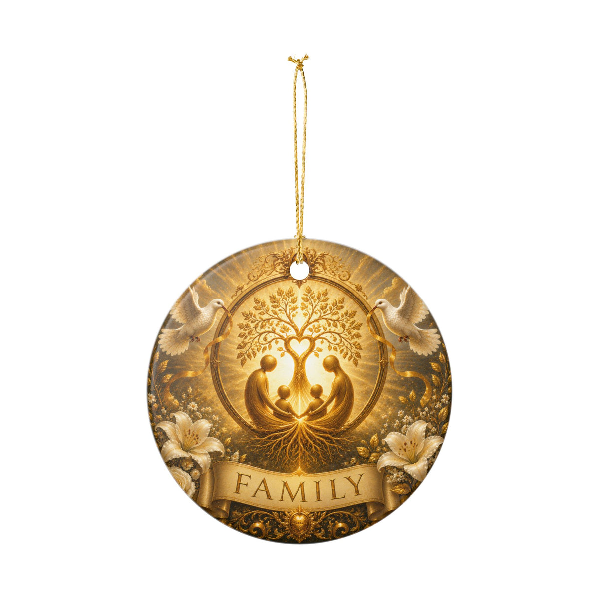 Ceramic Ornament - 'Family'