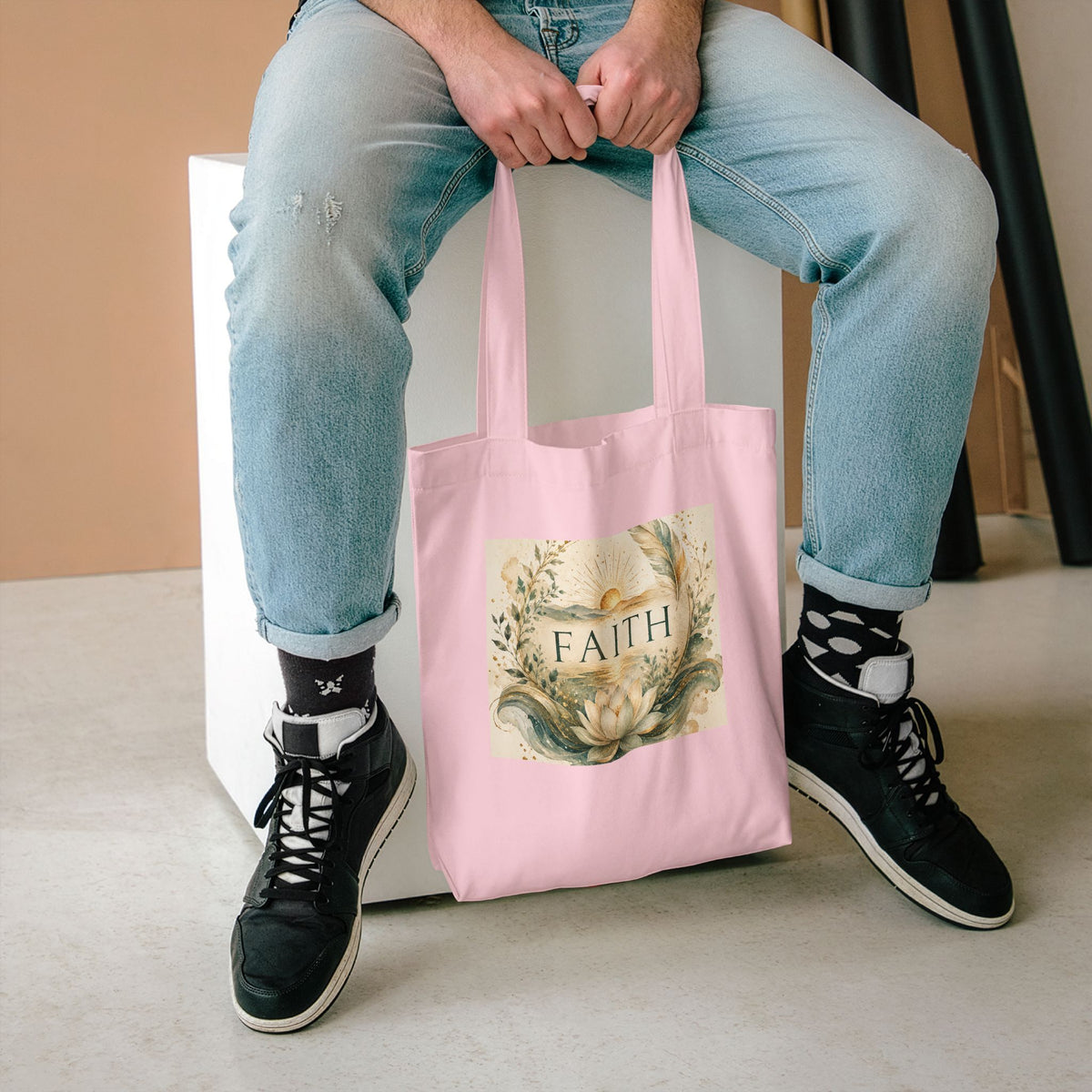 Cotton Tote Bag - 'Faith'