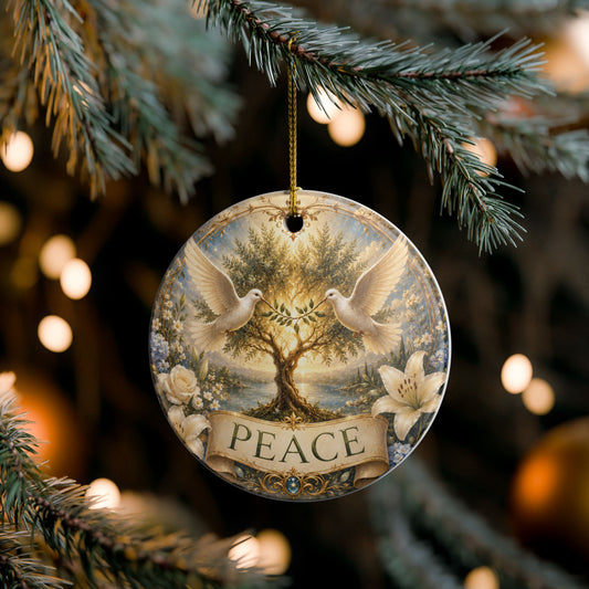 Ceramic Ornament - 'Peace'