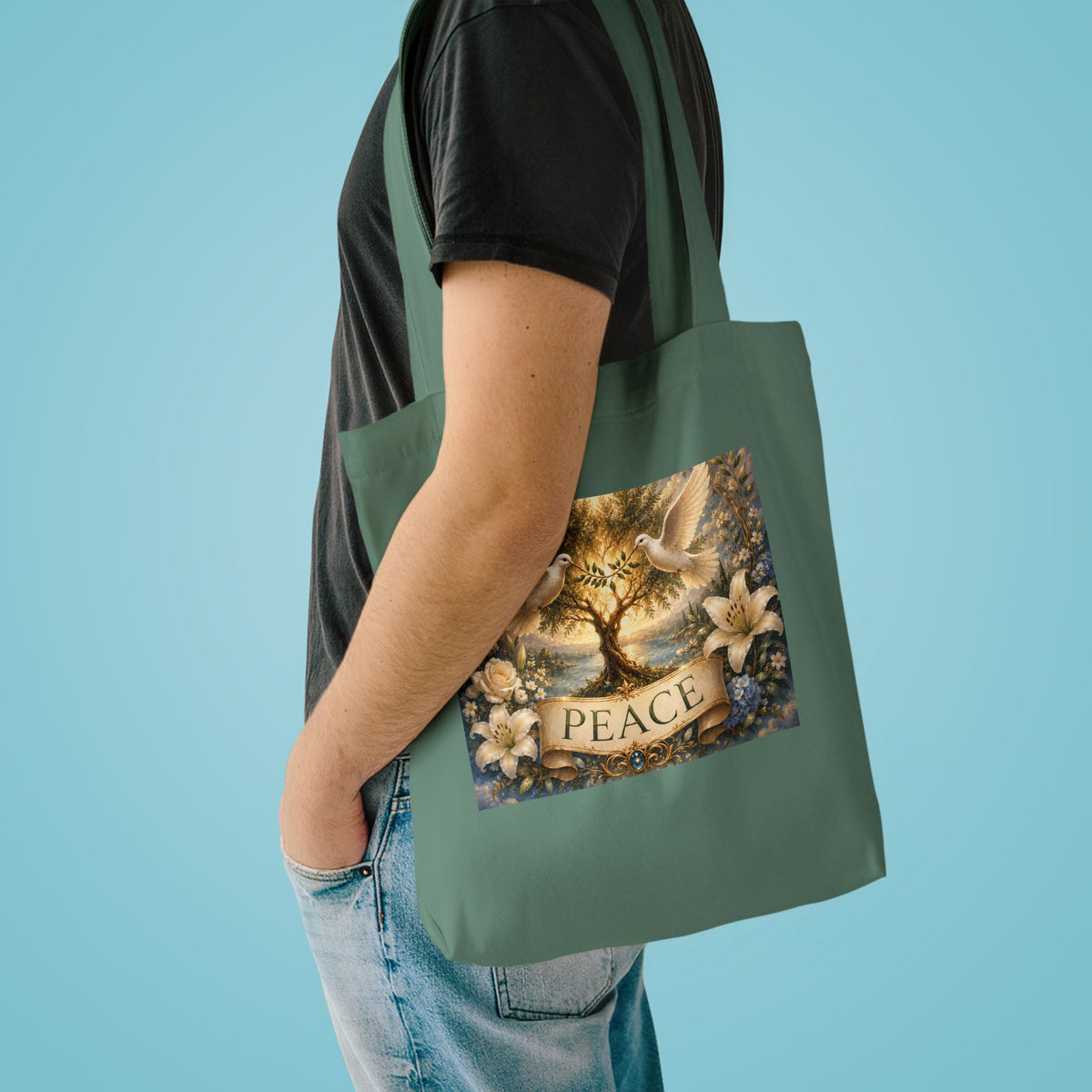 Cotton Tote Bag - 'Peace'