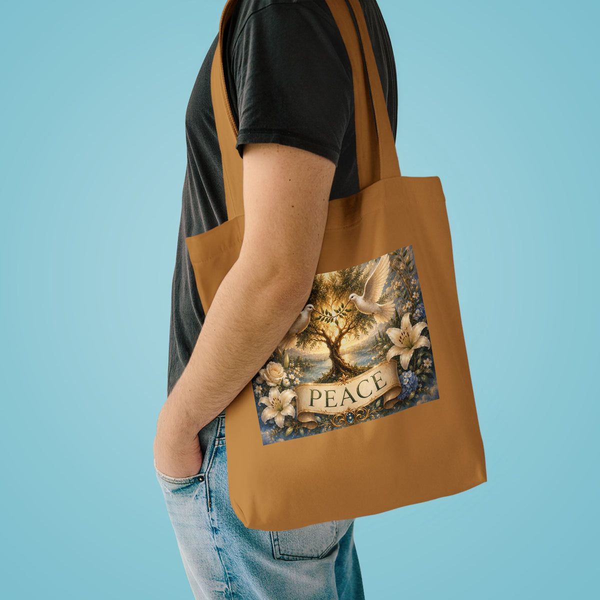 Cotton Tote Bag - 'Peace'