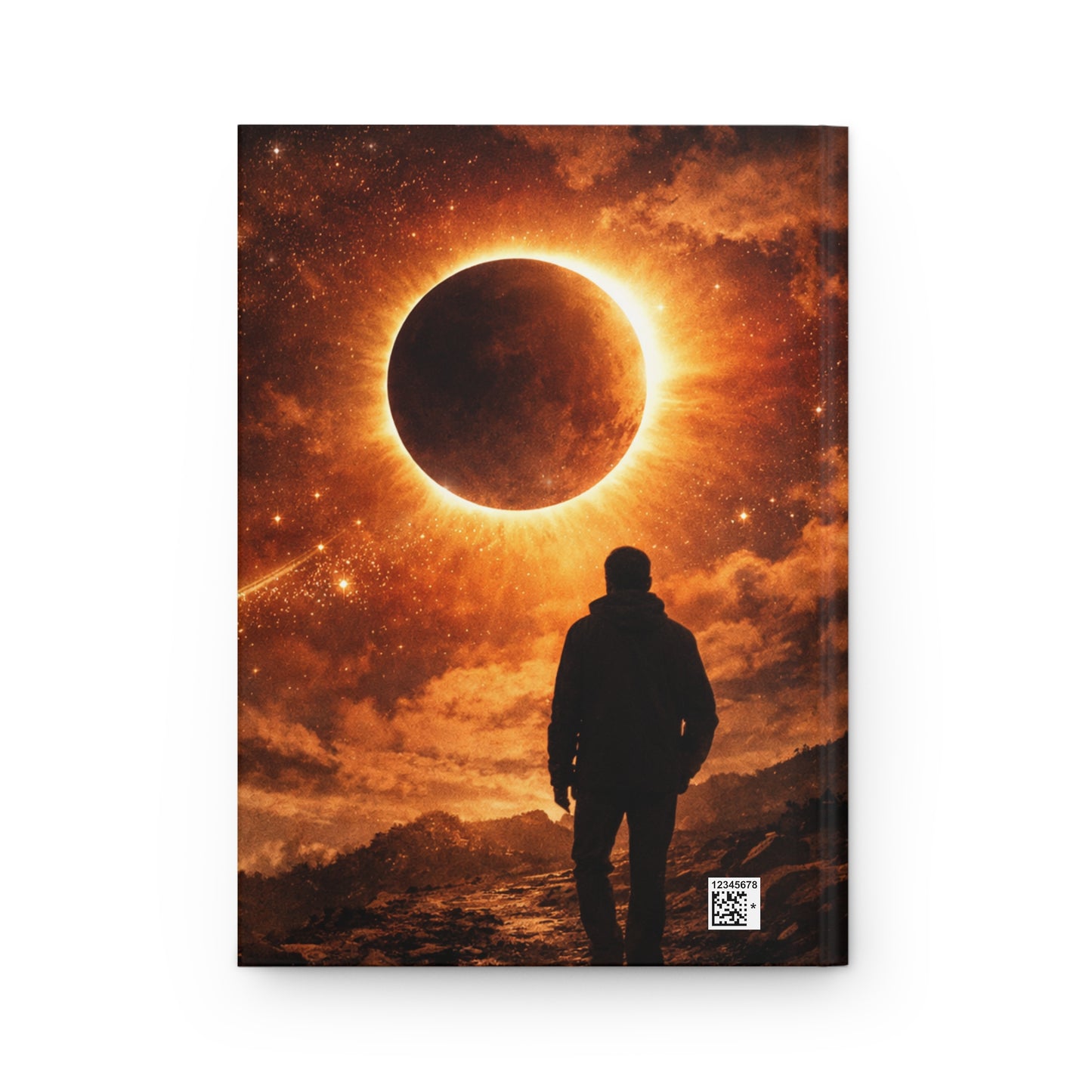 The Eclipse Path Hardcover Journal — 'A Journey Into the Shadow' Cosmic Eclipse Notebook