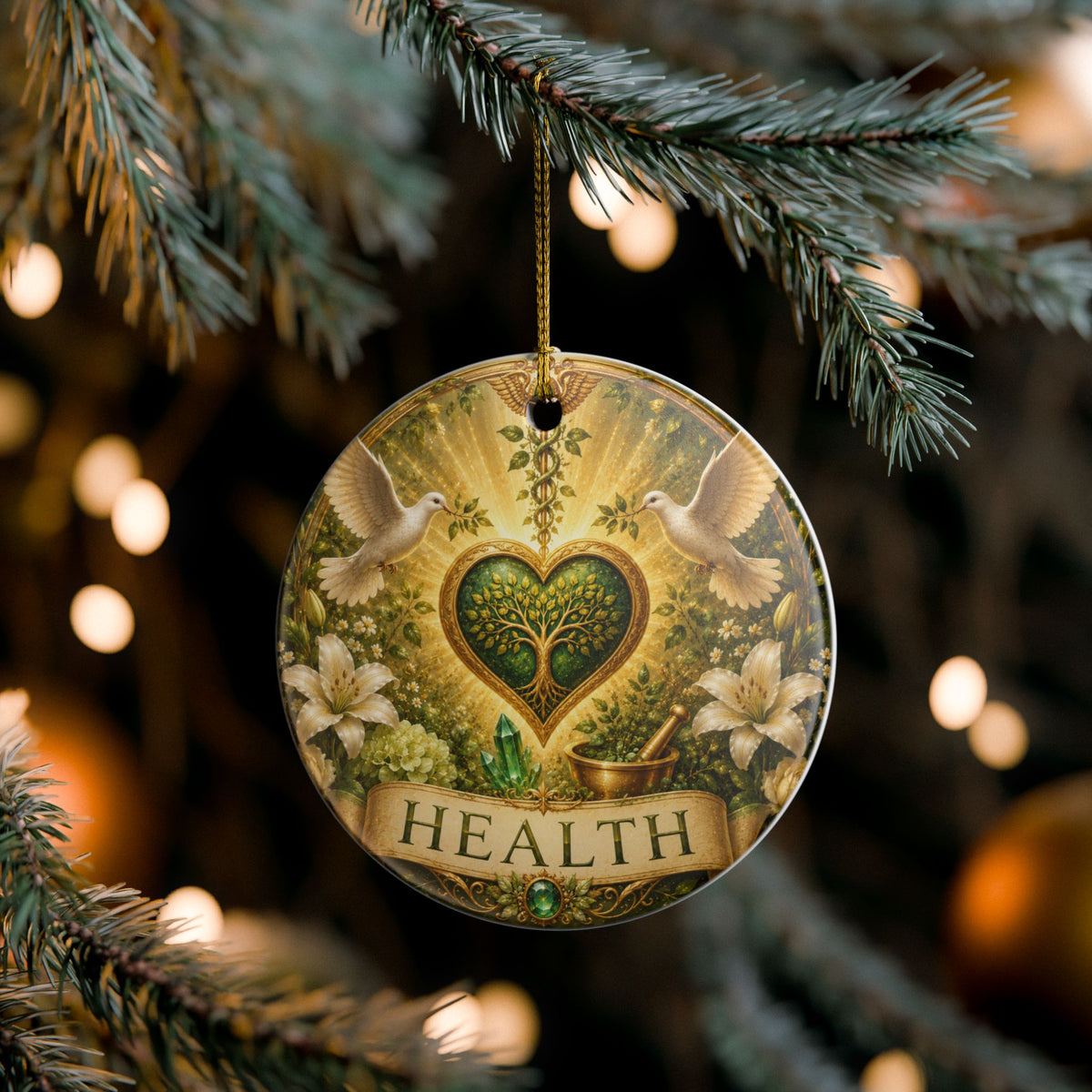 Ceramic Ornament - 'Health'