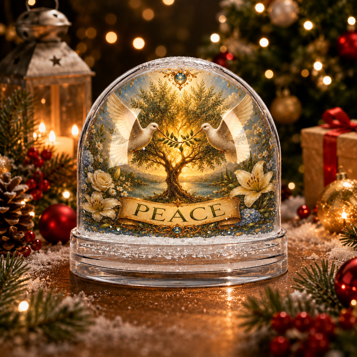 Snow Globe - 'Peace'