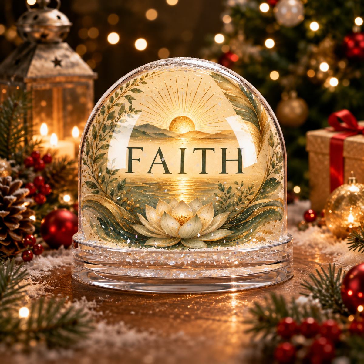 Snow Globe - 'Faith'