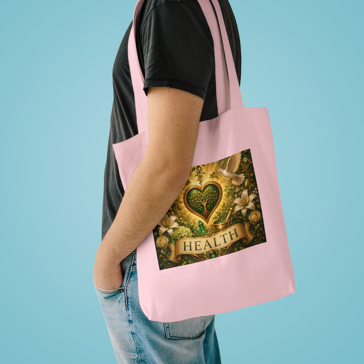 Cotton Tote Bag - 'Health'