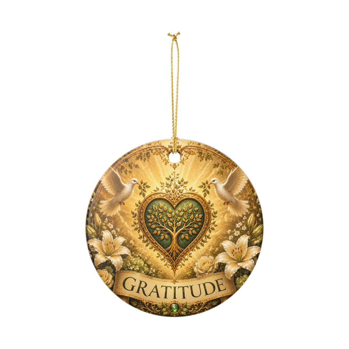 Ceramic Ornament - 'Gratitude'