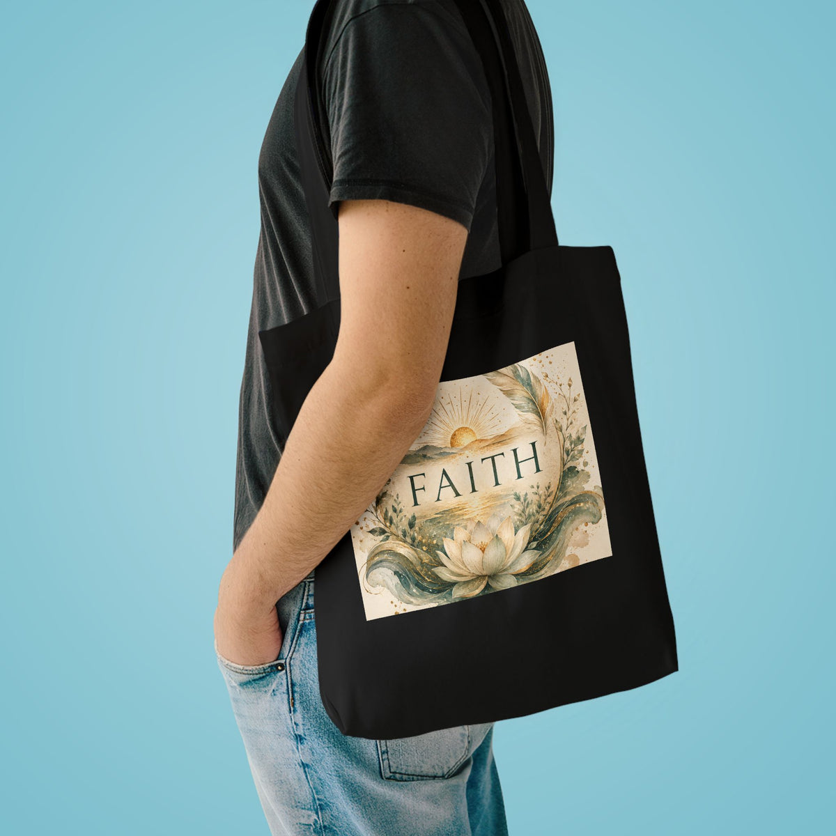 Cotton Tote Bag - 'Faith'