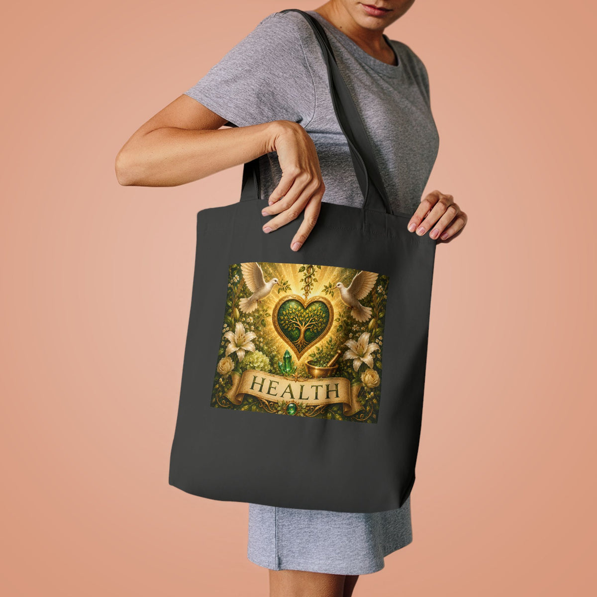 Cotton Tote Bag - 'Health'