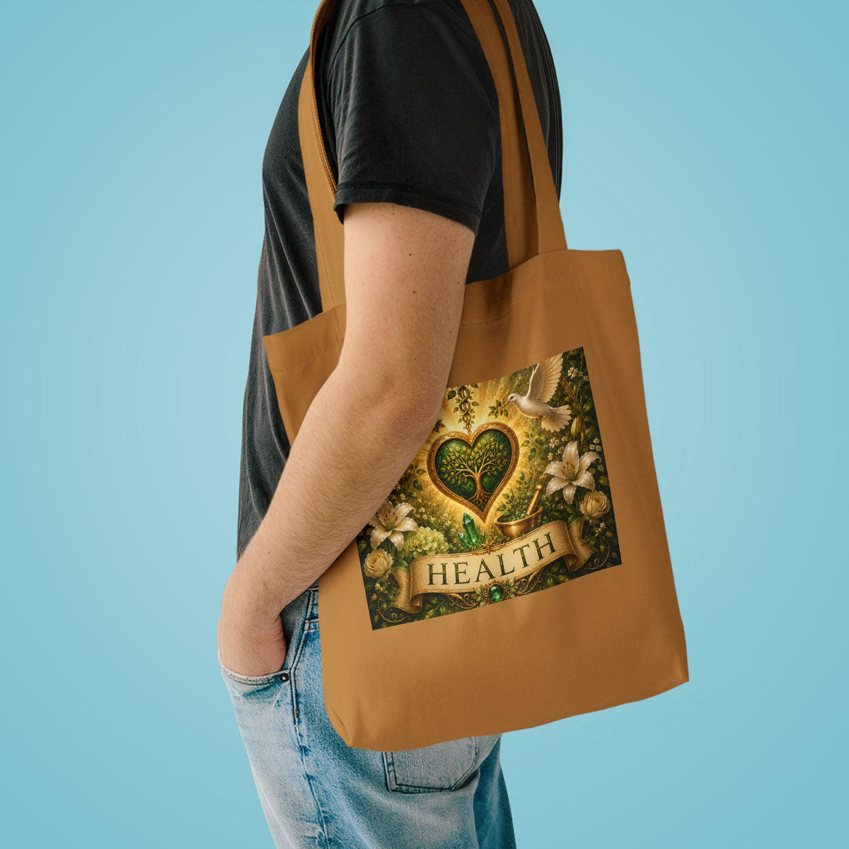 Cotton Tote Bag - 'Health'