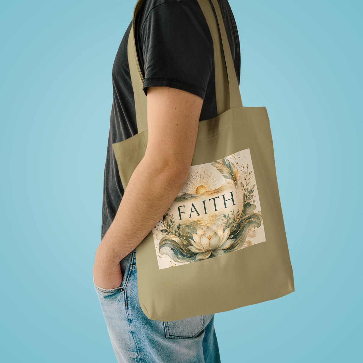 Cotton Tote Bag - 'Faith'