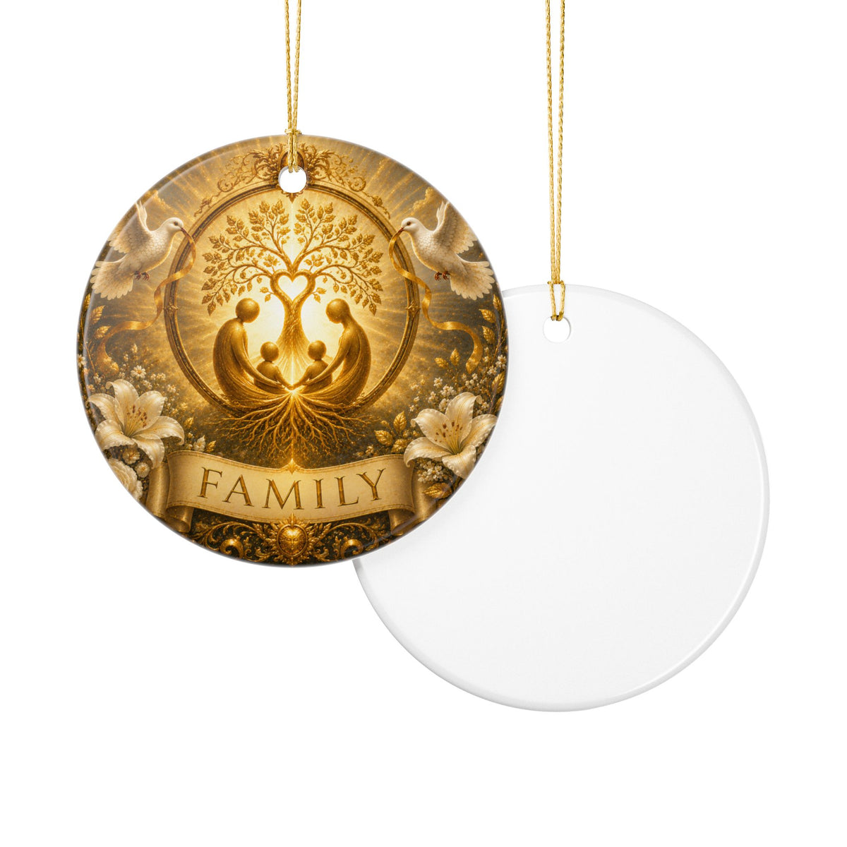 Ceramic Ornament - 'Family'